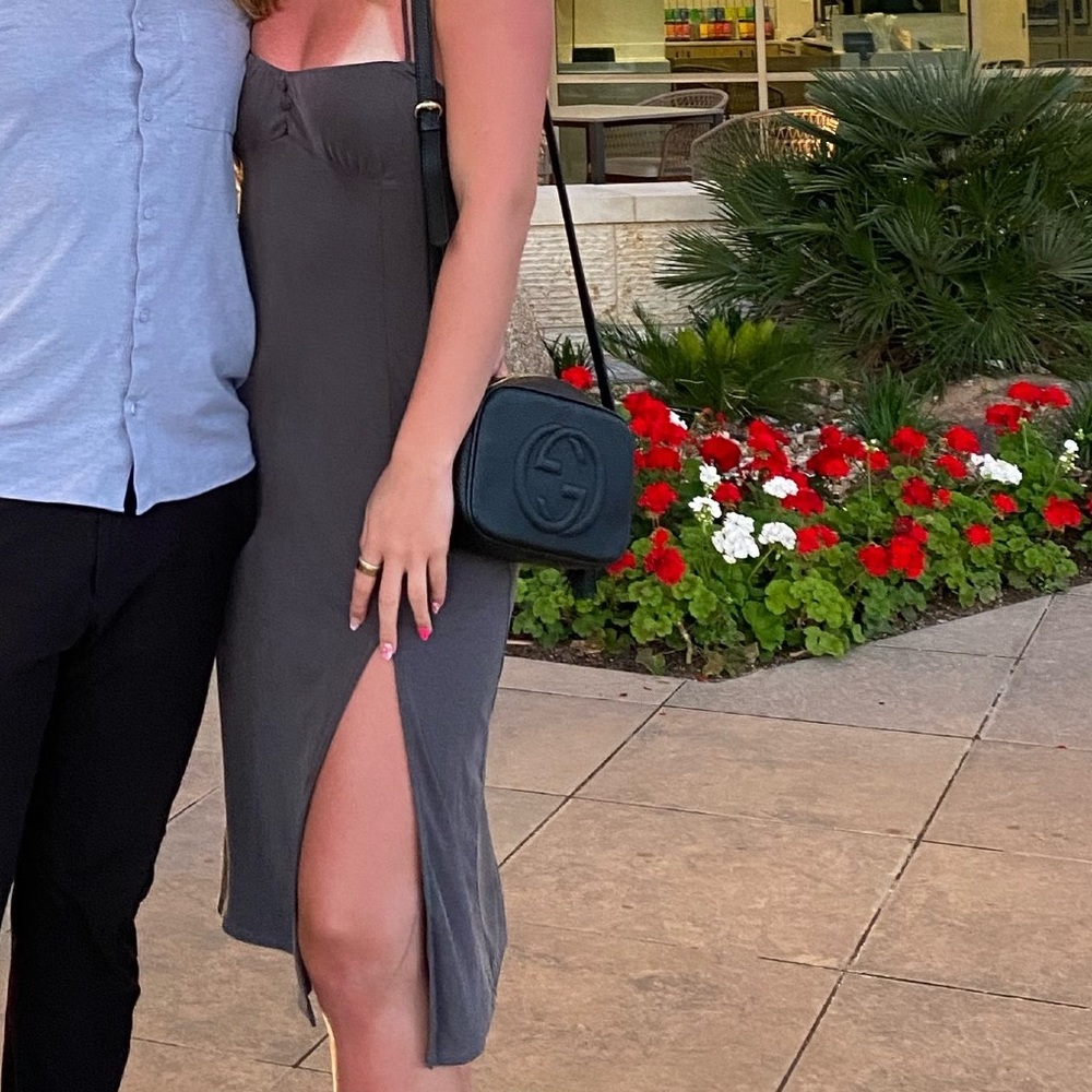 Such a cute dress. Can style it up or Down. Adjustable straps
